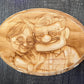 Carl and Elie Up Inspired 3D Engraved Wall Plaque