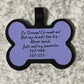 Bright Colored Silicone Pet ID Tag Double Sided